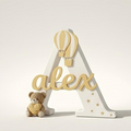 Custom Name Letter Decor balloons