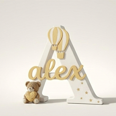 Custom Name Letter Decor balloons