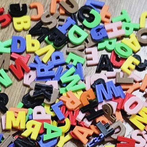 letters  for flexuble keychain
