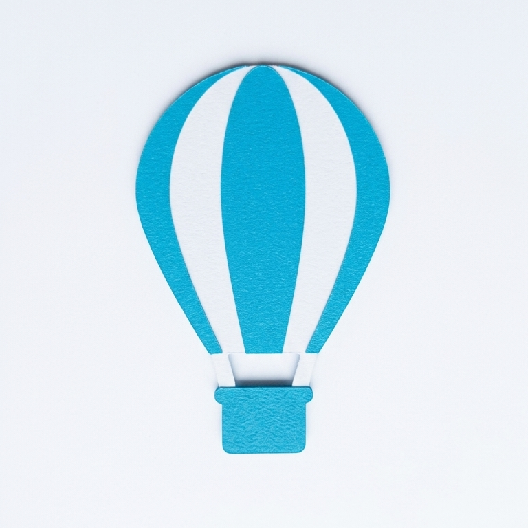 plastic hot air balloon